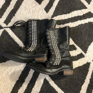 Steve Madden studded boots